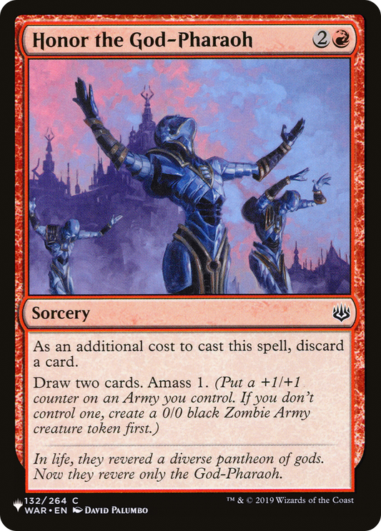 Honor the God-Pharaoh (WAR-132)