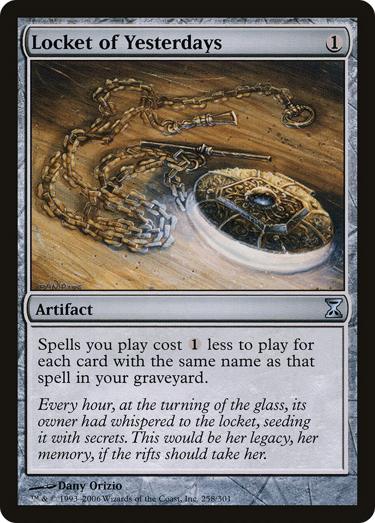 Locket of Yesterdays [Time Spiral] Foil