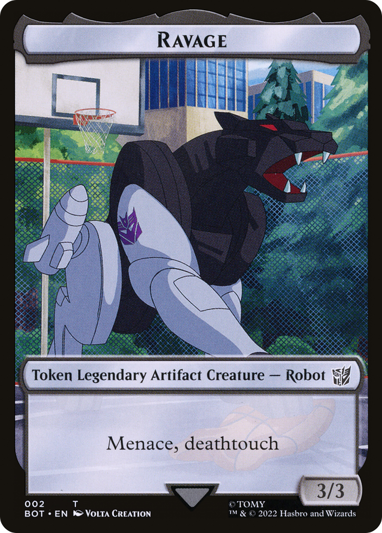 Ravage Token (002) - Transformers Tokens