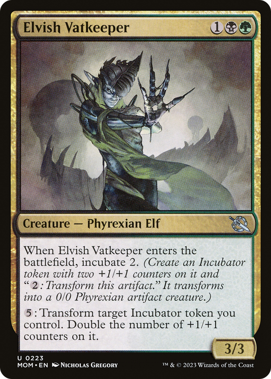 Elvish Vatkeeper [March of the Machine] Foil