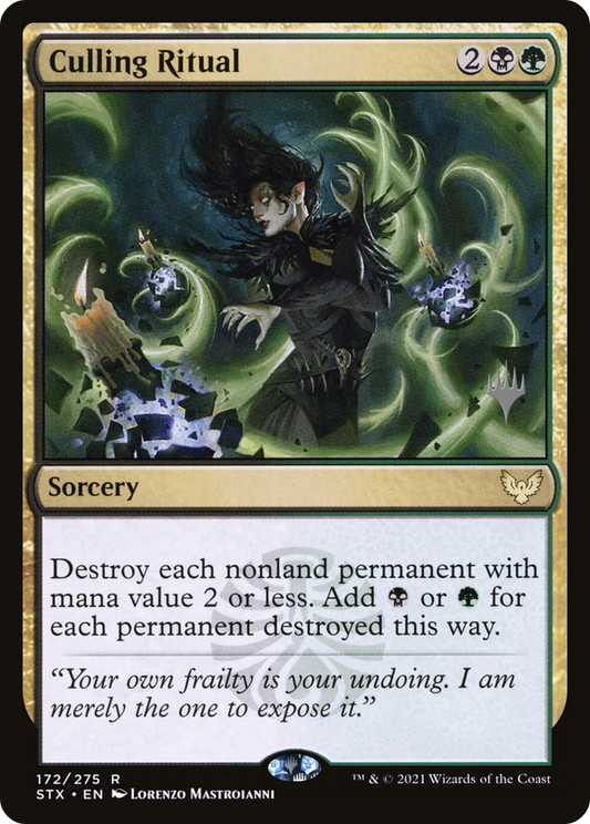 Culling Ritual (Promo Pack) [Strixhaven: School of Mages Promos] Foil