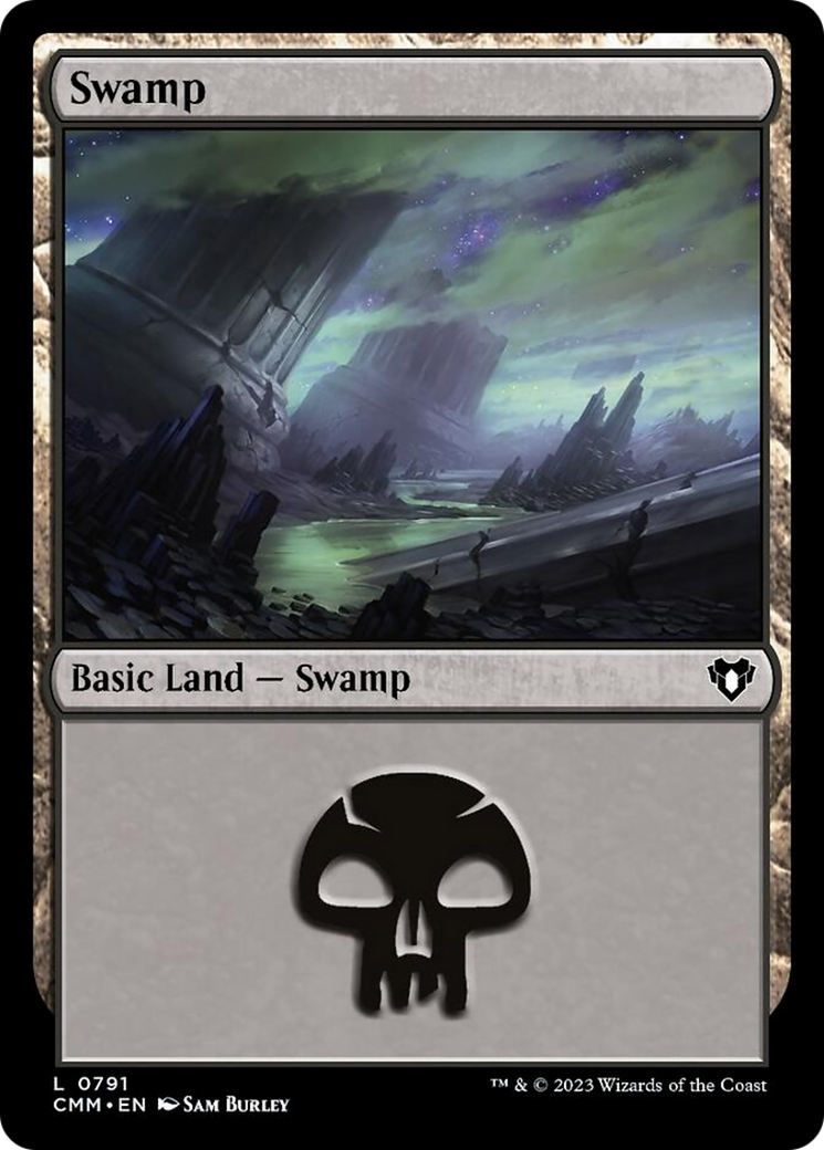 Swamp (791) [Commander Masters] | Silver Goblin