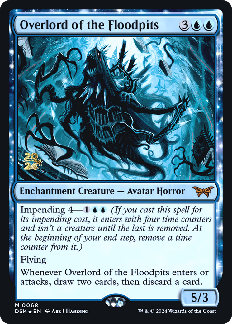 Overlord of the Floodpits [Duskmourn: House of Horror Prerelease Promos] | Silver Goblin