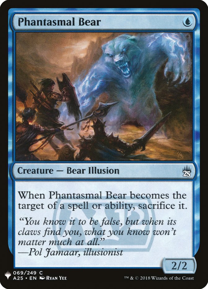 Phantasmal Bear [Mystery Booster] | Silver Goblin