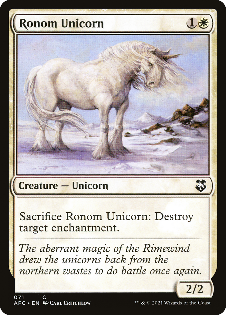 Ronom Unicorn [Dungeons & Dragons: Adventures in the Forgotten Realms Commander]