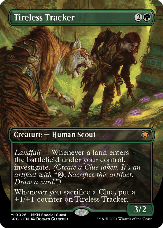 Tireless Tracker (Borderless) [Murders at Karlov Manor Special Guests] Foil