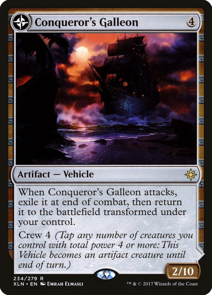 Conqueror's Galleon // Conqueror's Foothold [Ixalan] Foil
