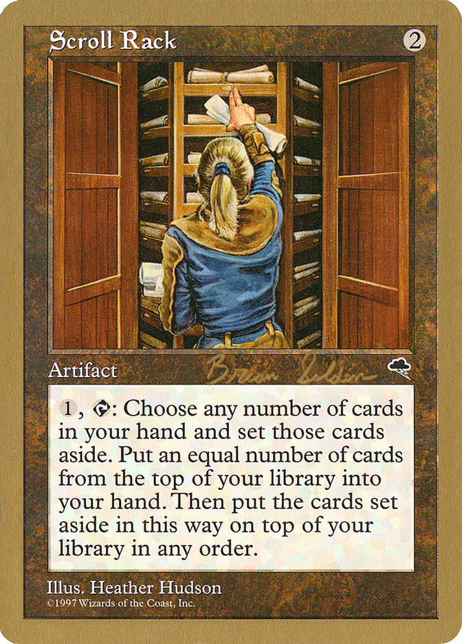 Scroll Rack (Brian Selden) [World Championship Decks 1998] | Silver Goblin