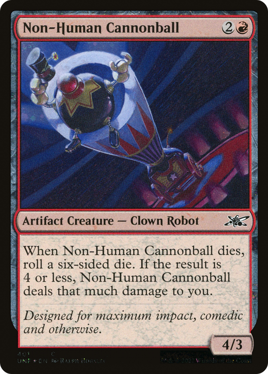 Non-Human Cannonball (Galaxy Foil) [Unfinity]