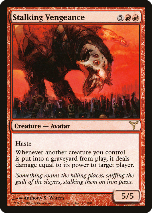 Stalking Vengeance [Dissension] Foil