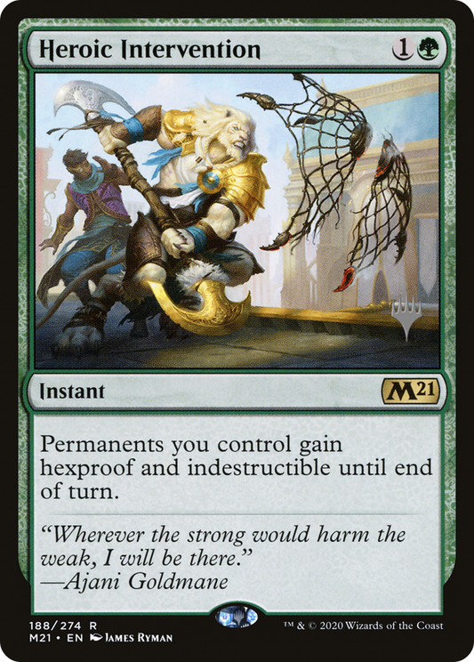 Heroic Intervention (Promo Pack) [Core Set 2021 Promos] Foil