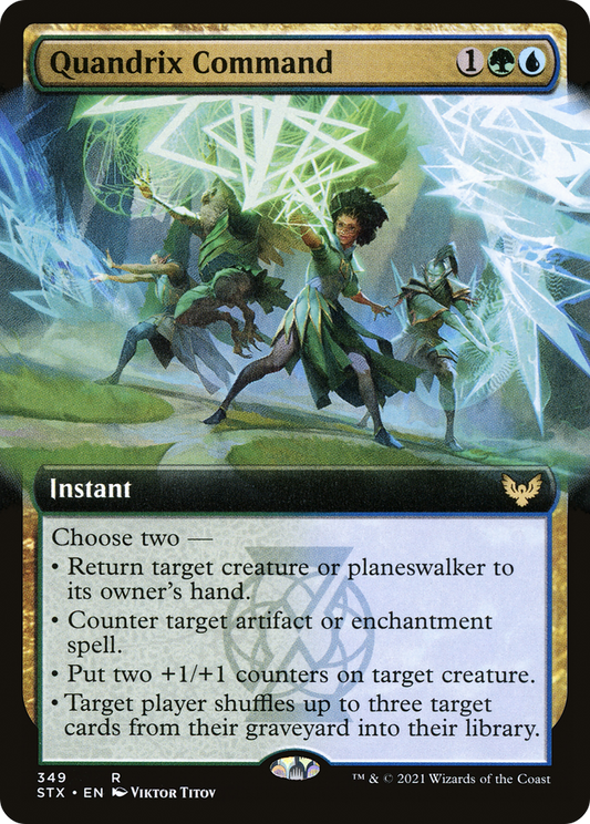 Quandrix Command (Extended Art) [Strixhaven: School of Mages] Foil