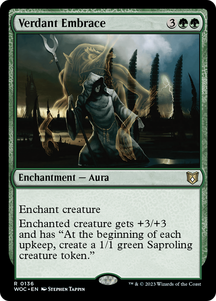 Verdant Embrace [Wilds of Eldraine Commander] | Silver Goblin