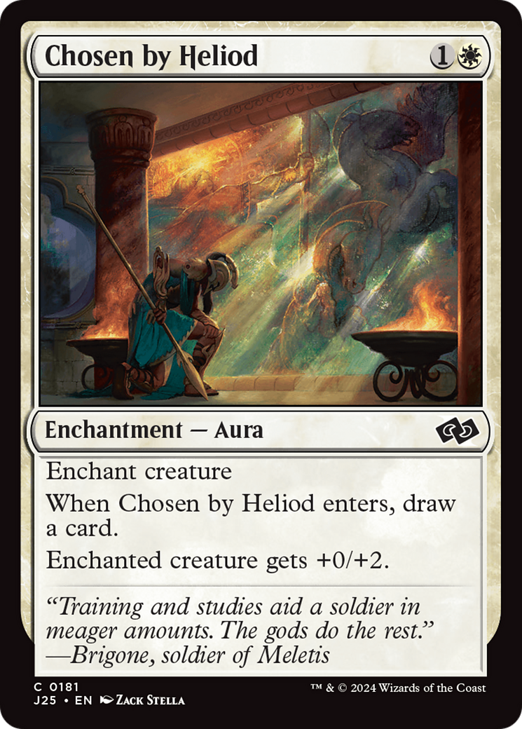 Chosen by Heliod [Foundations Jumpstart] | Silver Goblin