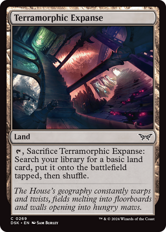 Terramorphic Expanse [Duskmourn: House of Horror] Foil