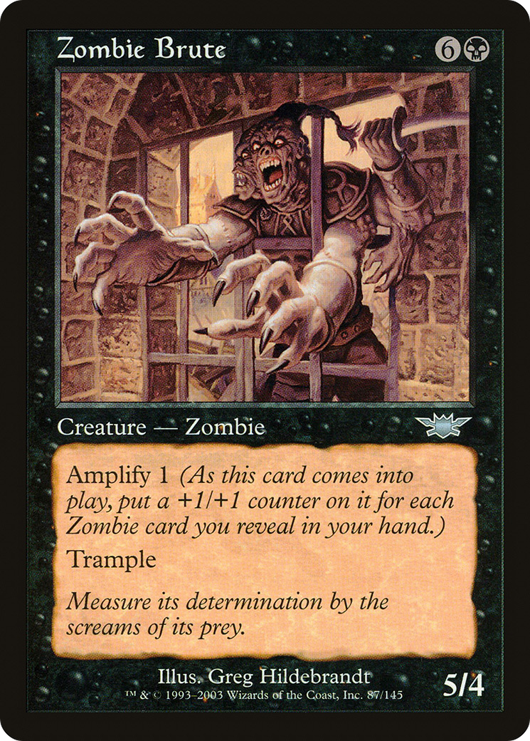 Zombie Brute [Legions] Foil