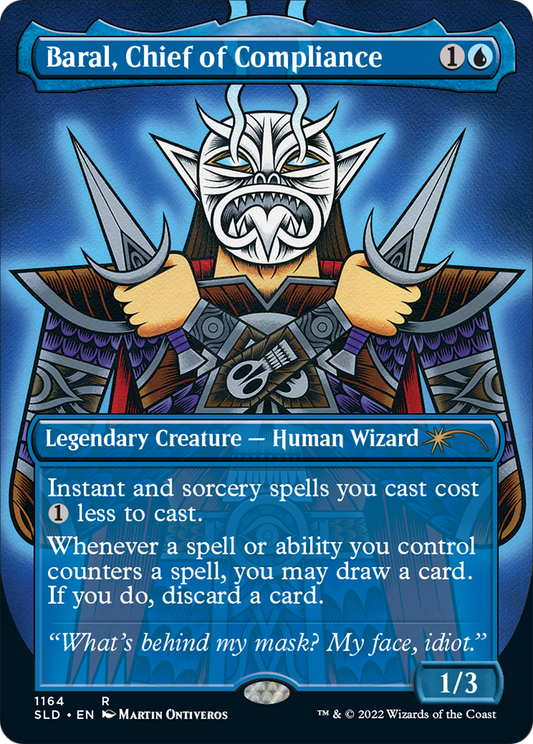 Baral, Chief of Compliance (Borderless) [Secret Lair Drop Series] Foil