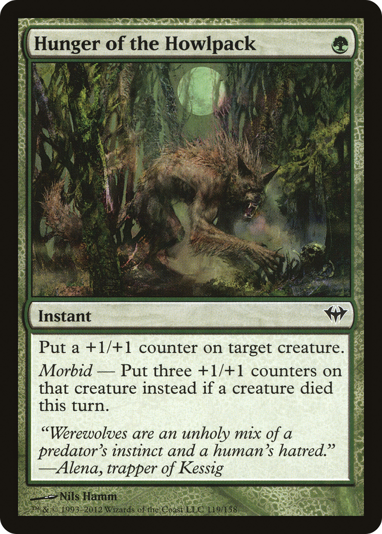 Hunger of the Howlpack [Dark Ascension] Foil