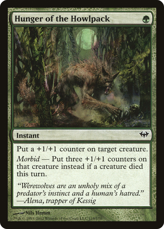 Hunger of the Howlpack [Dark Ascension] Foil