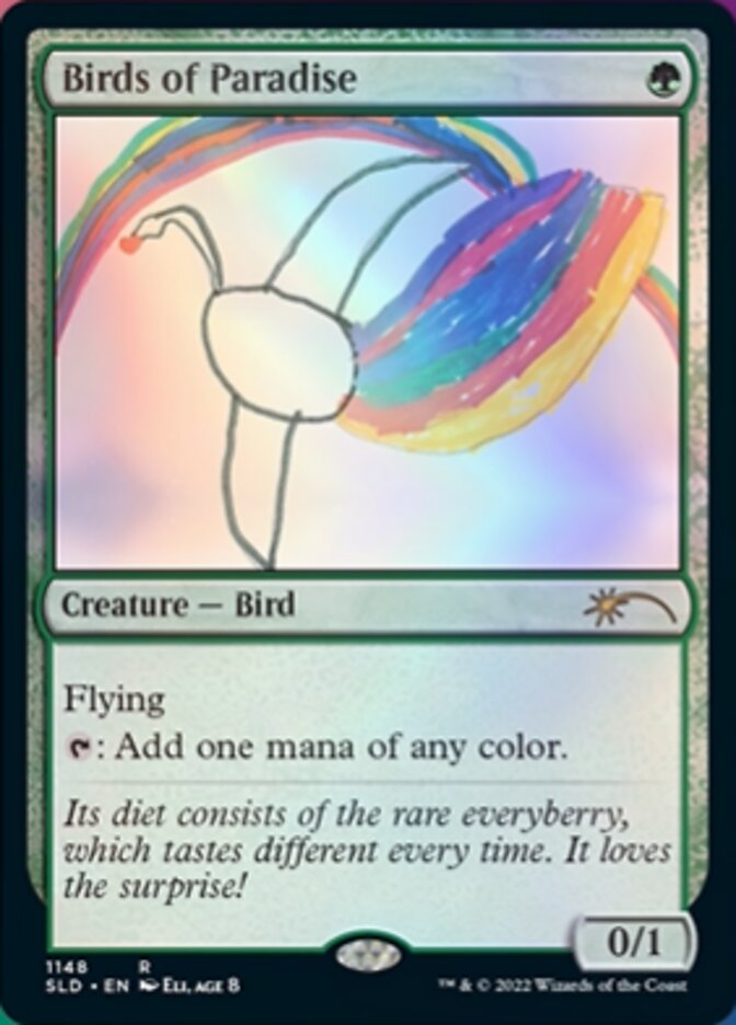 Birds of Paradise (1148) [Secret Lair Drop Series] | Silver Goblin