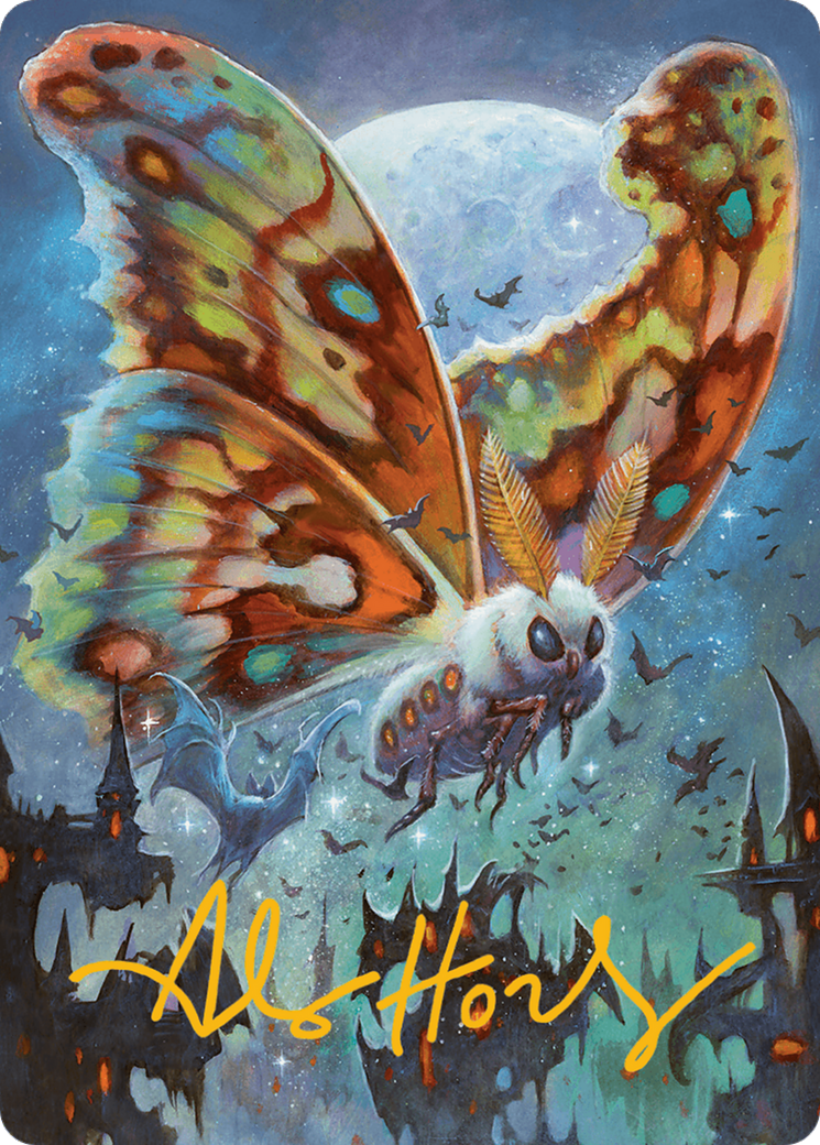 Luminous Broodmoth Art Card (Gold-Stamped Signature) [Bloomburrow Art Series] | Silver Goblin