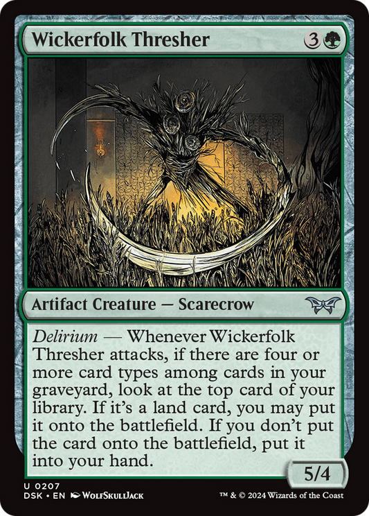 Wickerfolk Thresher [Duskmourn: House of Horror] Foil