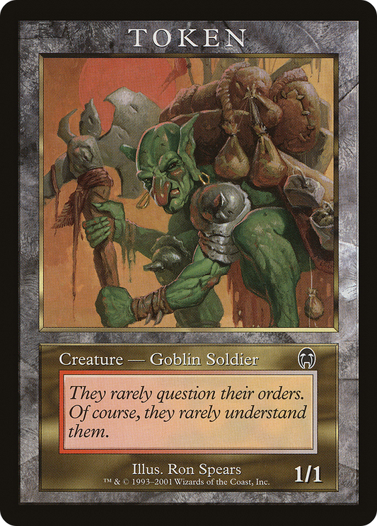 Goblin Soldier Token [Magic Player Rewards 2001]
