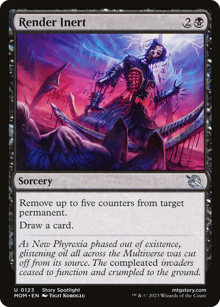 Render Inert [March of the Machine] Foil