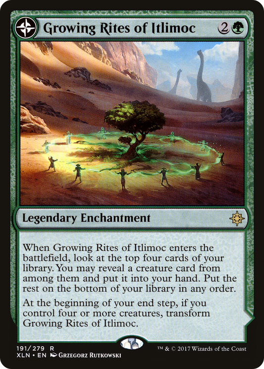 Growing Rites of Itlimoc // Itlimoc, Cradle of the Sun [Ixalan] Foil