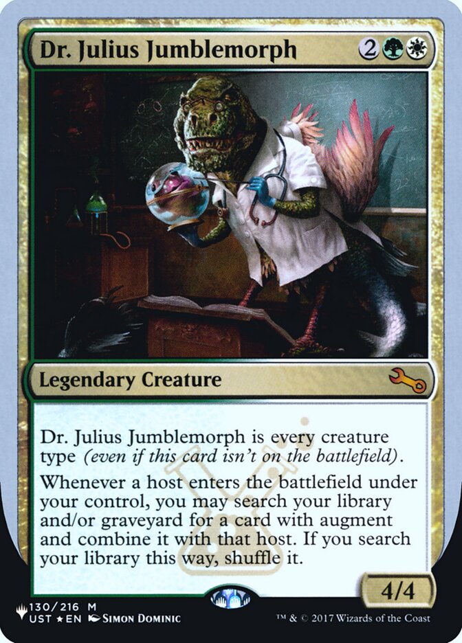 Dr. Julius Jumblemorph (Unfinity Foil Edition) [The List] | Silver Goblin