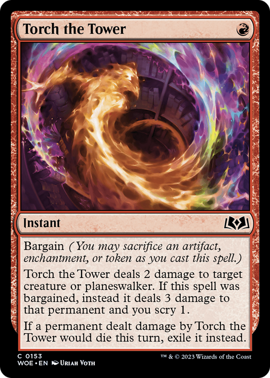 Torch the Tower [Wilds of Eldraine] Foil