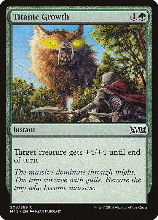 Titanic Growth [Magic 2015] Foil