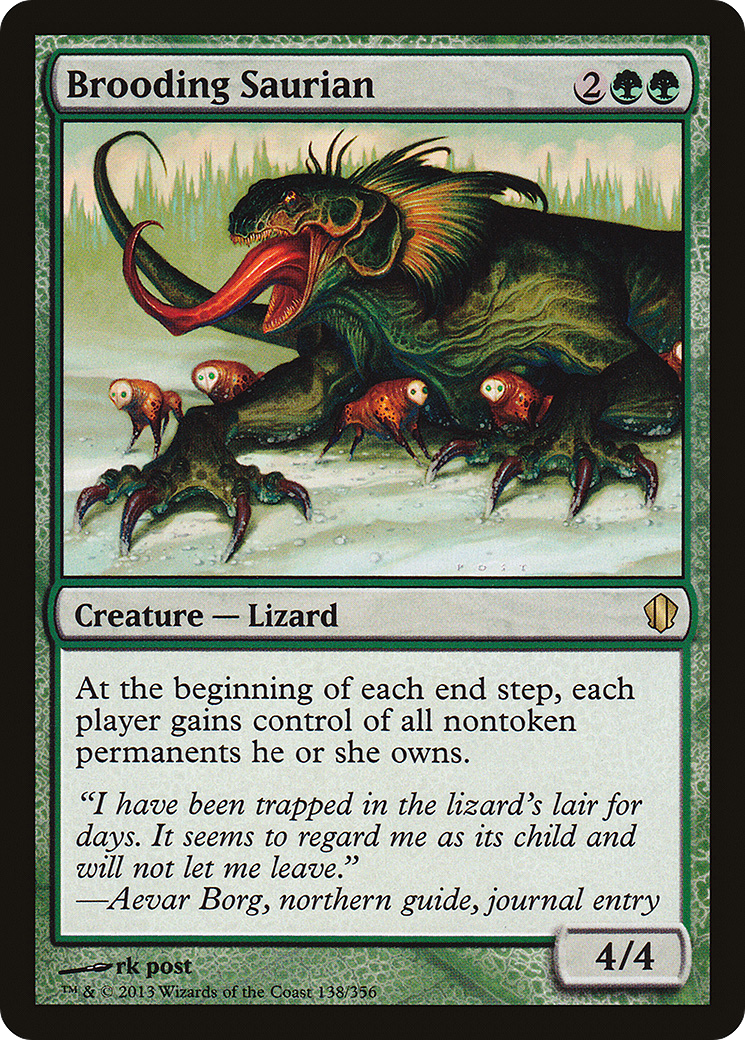 Brooding Saurian [Commander 2013] | Silver Goblin