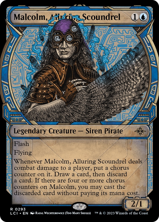 Malcolm, Alluring Scoundrel (Showcase) [The Lost Caverns of Ixalan] Foil
