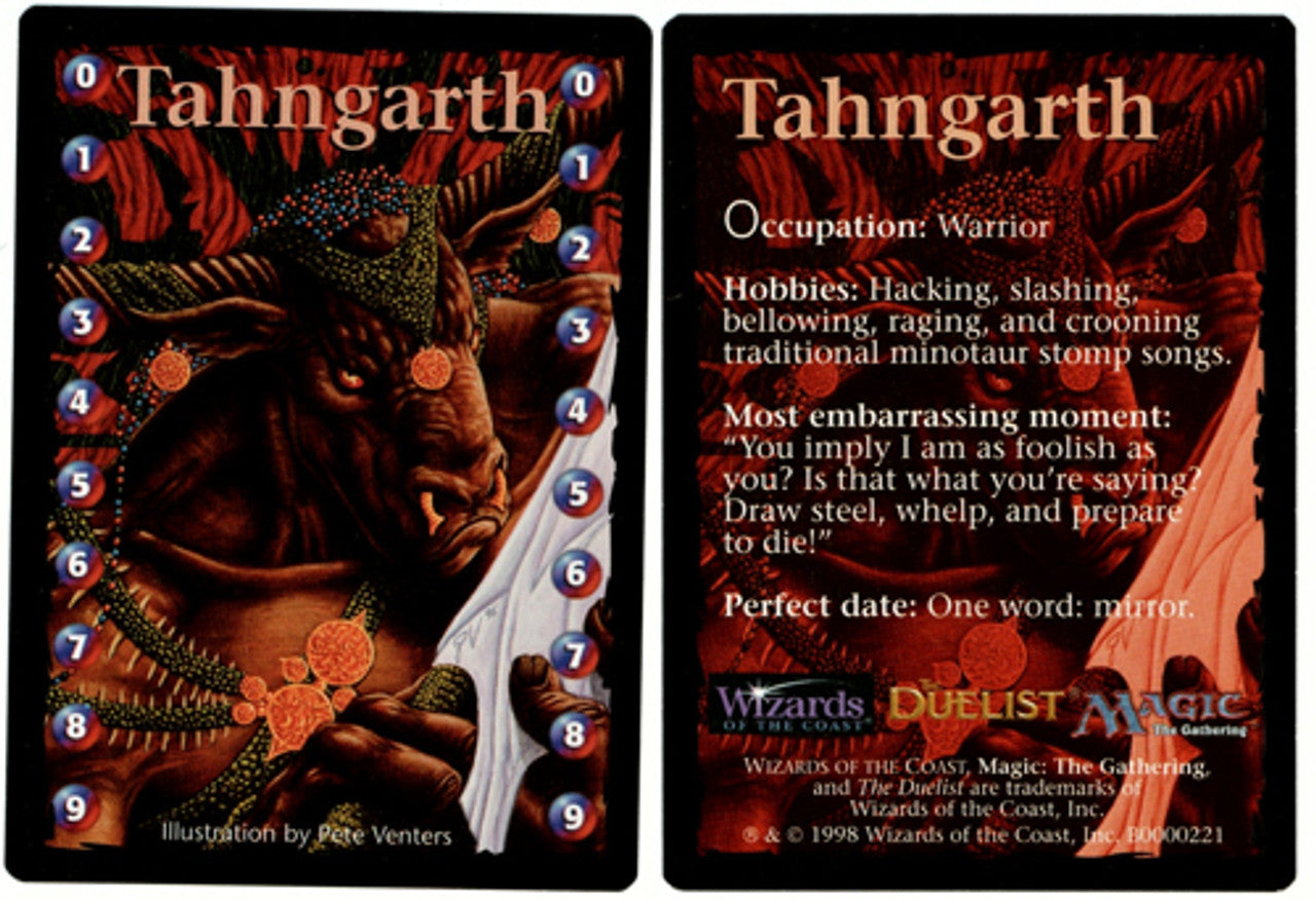 Tahngarth Life Counter Token [Media Promos] | Silver Goblin
