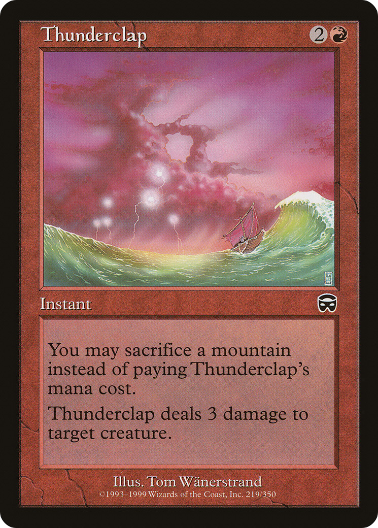 Thunderclap [Mercadian Masques] Foil