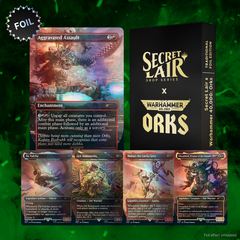 Secret Lair - Warhammer 40,000: Orks Foil Edition | Silver Goblin