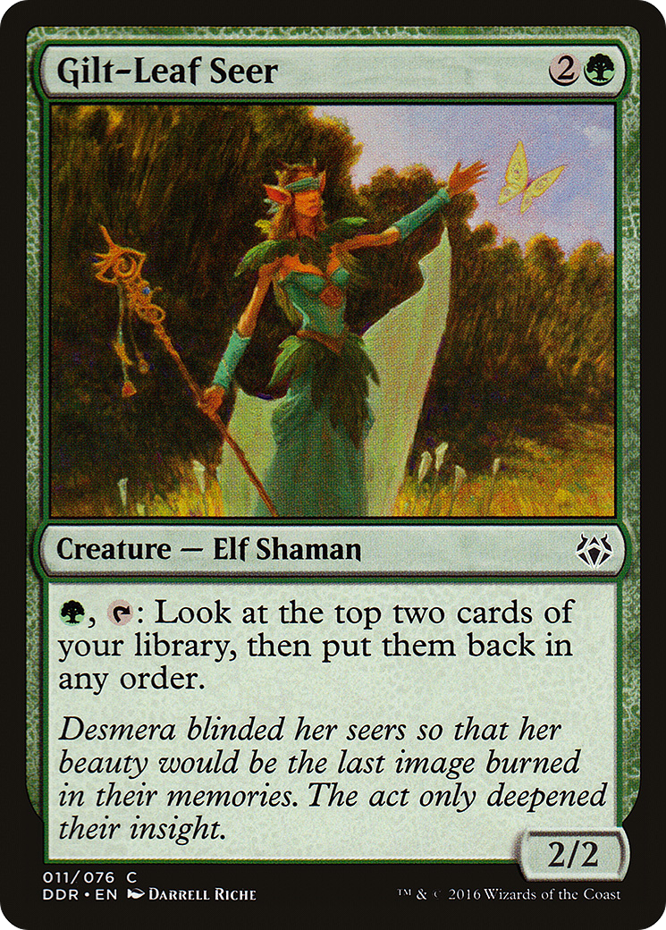 Gilt-Leaf Seer [Duel Decks: Nissa vs. Ob Nixilis] | Silver Goblin