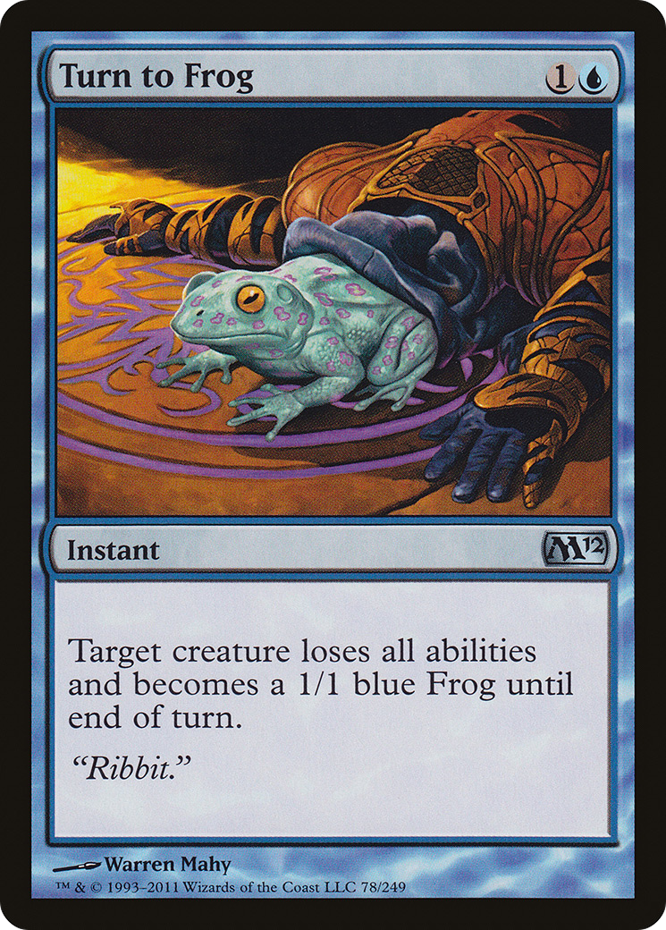 Turn to Frog [Magic 2012] Foil