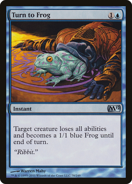 Turn to Frog [Magic 2012] Foil