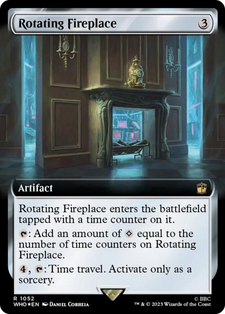 Rotating Fireplace (Extended Art) (Surge Foil) [Doctor Who] | Silver Goblin