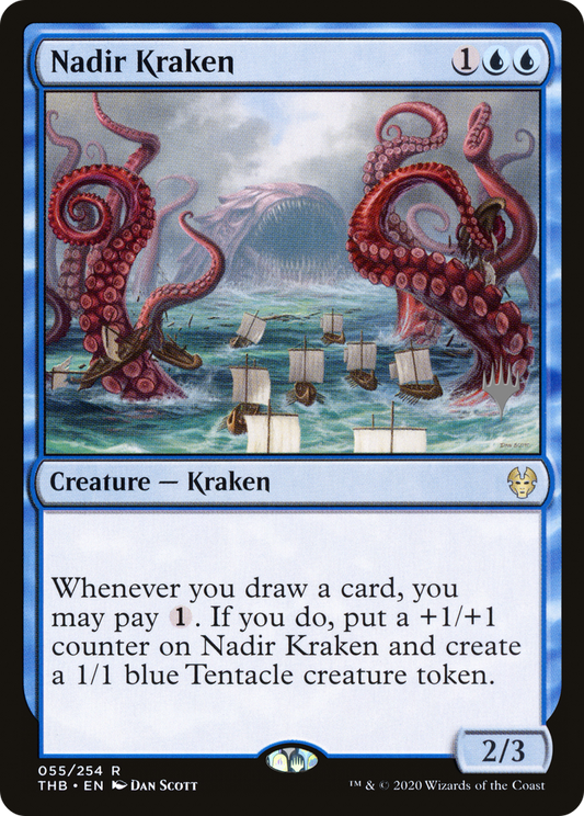Nadir Kraken (Promo Pack) [Theros Beyond Death Promos] Foil