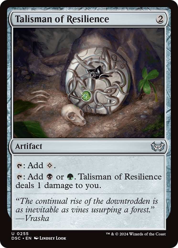 Talisman of Resilience [Duskmourn: House of Horror Commander] | Silver Goblin