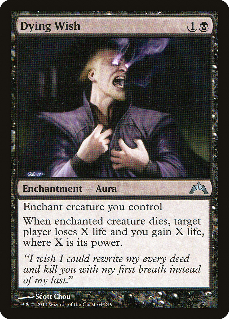 Dying Wish [Gatecrash] Foil