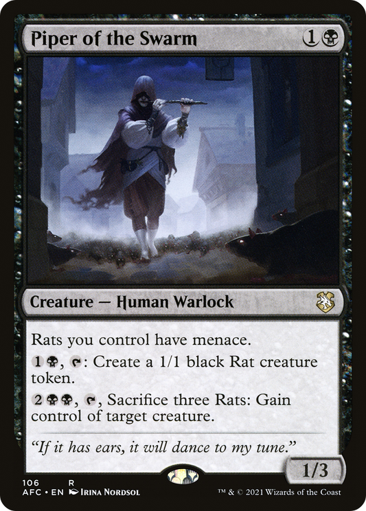 Piper of the Swarm [Dungeons & Dragons: Adventures in the Forgotten Realms Commander]