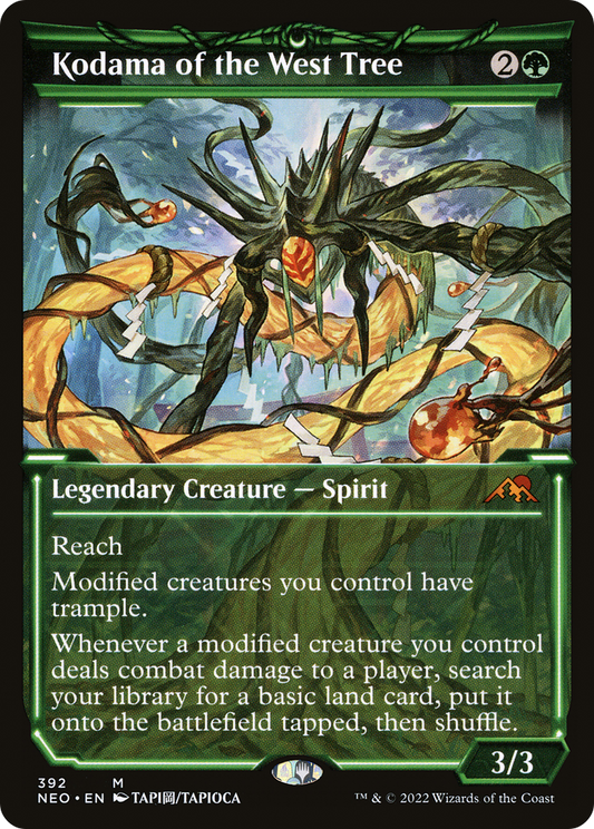 Kodama of the West Tree (Showcase Soft Glow) [Kamigawa: Neon Dynasty] Foil