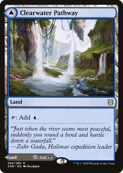 Clearwater Pathway // Murkwater Pathway [Zendikar Rising] Foil