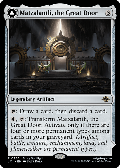 Matzalantli, the Great Door // The Core [The Lost Caverns of Ixalan] Foil