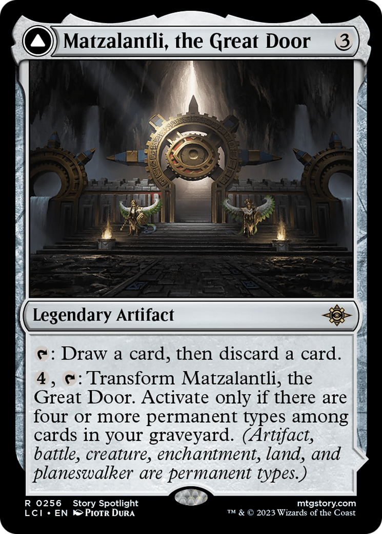 Matzalantli, the Great Door // The Core [The Lost Caverns of Ixalan] Foil