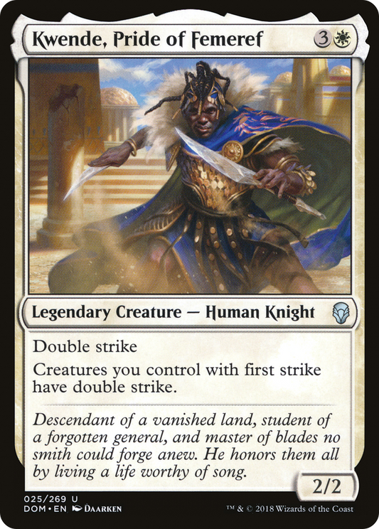 Kwende, Pride of Femeref [Dominaria] Foil